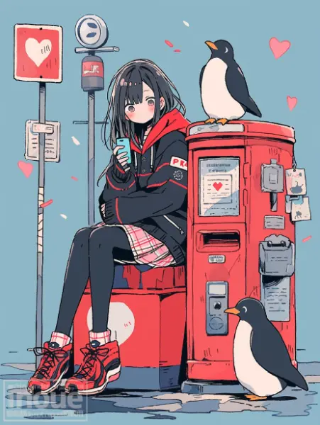 ハートのポスト