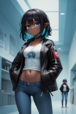 褐色エルフ