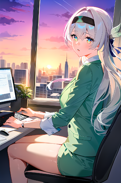 星穹列車のカスタマーサービスするホタルちゃん