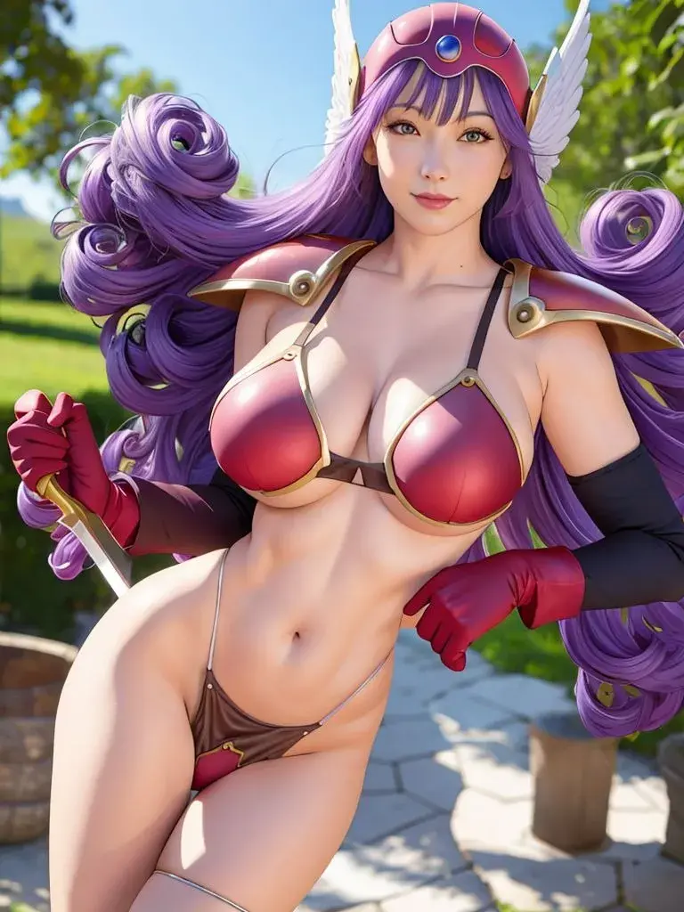 爆乳女戦士コスプレパイズリ | AIArt | エロ | Aipictors