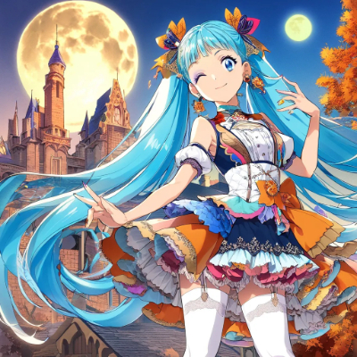 異世界の青髪姫