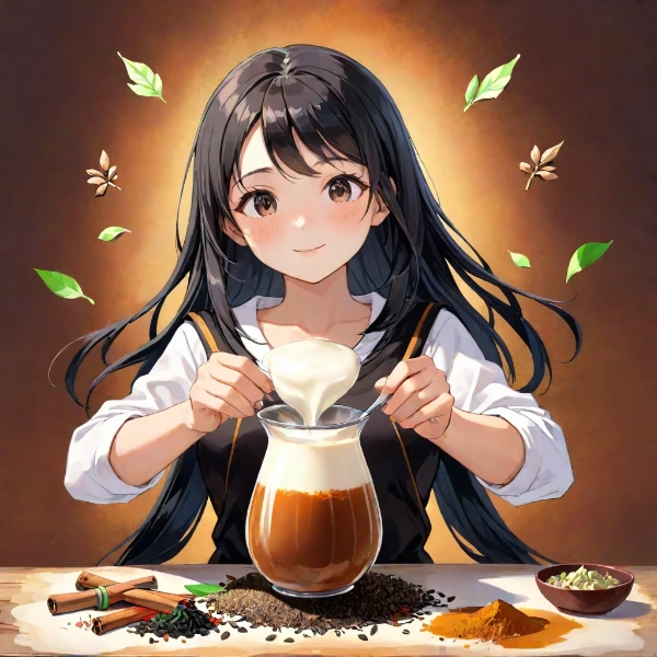 少女の魔法のスパイスティー