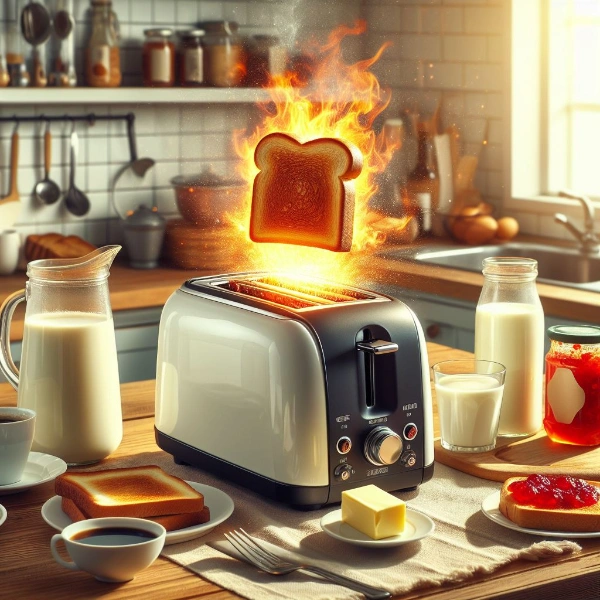 激しいトースター