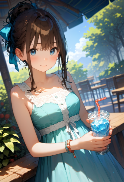 暑い日はキンキンに冷えた飲み物を～