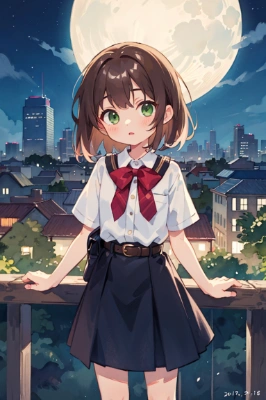 満月の夜