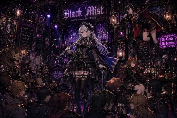 黒霧の夜に、フルートは響く