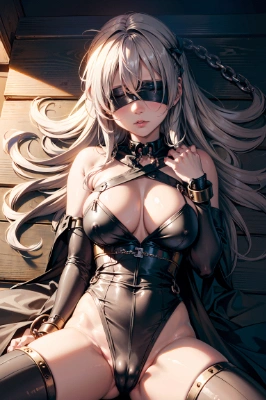 拘束されたお姉さん