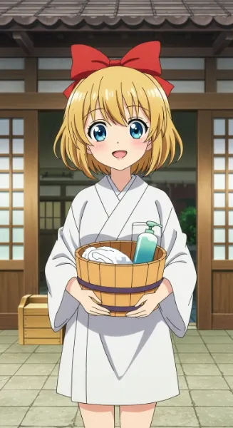 お風呂入りに行くんだー