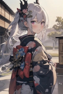 着物の女の子