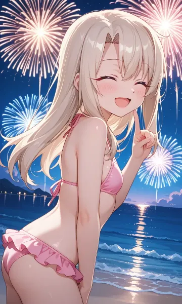 水着のイリヤちゃん
