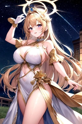 夜空を見てると天使さん