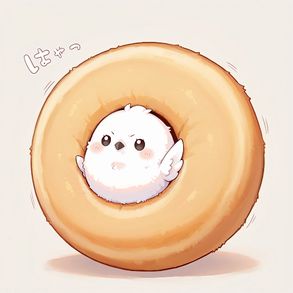 穴からひょっこりチュン