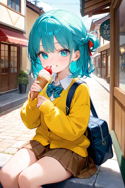 常磐アクア（お題：アイス）