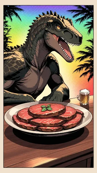 白亜紀のレストラン