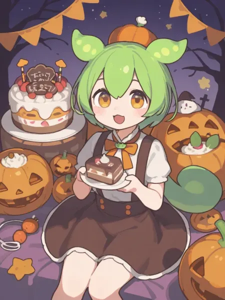 かぼちゃ娘のハロウィンパーティー