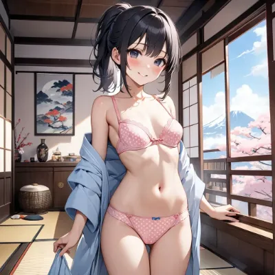 黒髪の女の子50