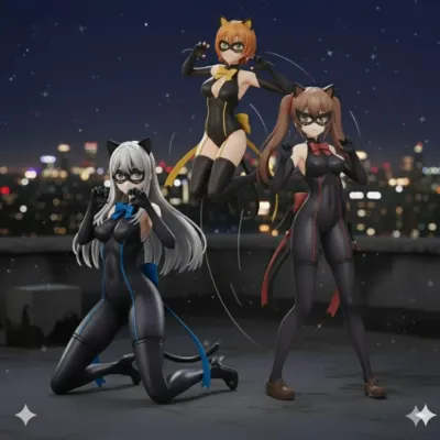 おま好きガールズ × 黒猫（ブラックキャッツ）