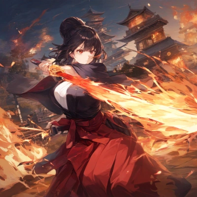 炎の剣士