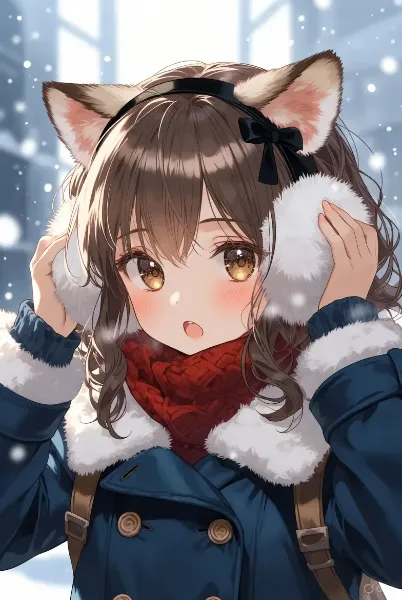 人間用のイヤーマフって耳にちゃんと付けれず不便ですね～とか言いそう系ケモ耳女子