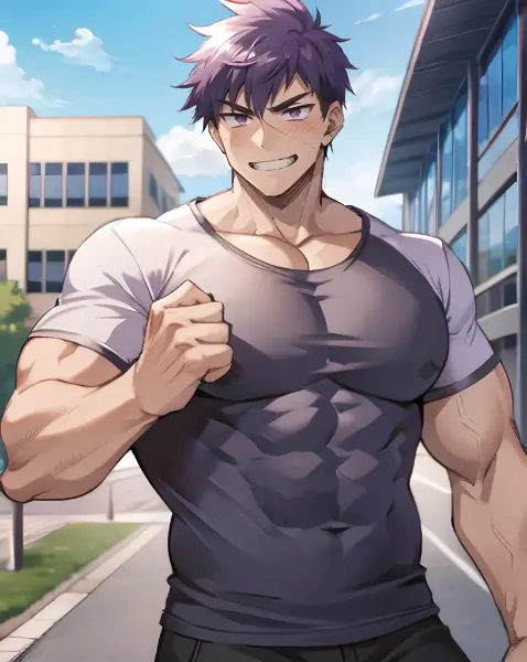 近所のイケメンランナー