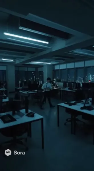 【オフィス運用規程第13条 21時42分以降は当オフィスに在館することを禁止します】