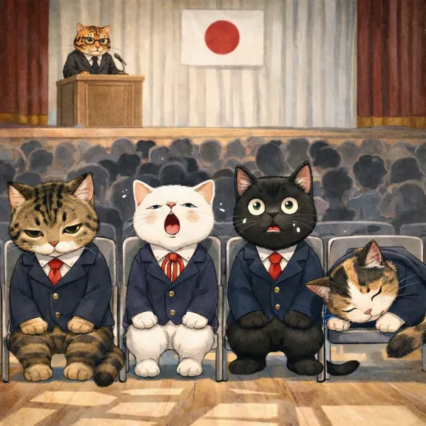 猫さんの入学式