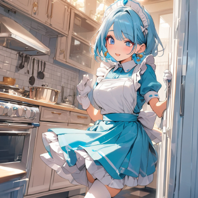 夕方のキッチン