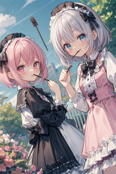 ポッキーと少女達