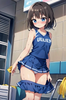チアガール着替え