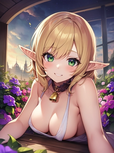 秘密の花畑とエルフちゃん3