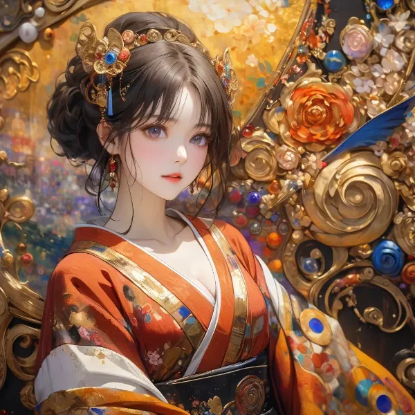 黄金の華に包まれた姫