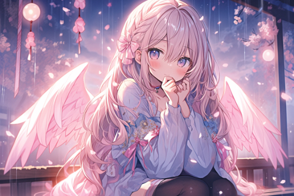 かわいい天使少女ちゃん