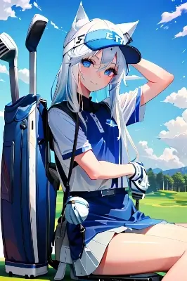 ゴルファーの 明美