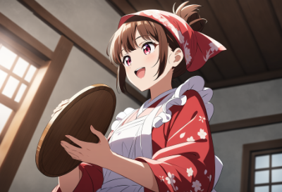 笑顔の素敵な看板娘