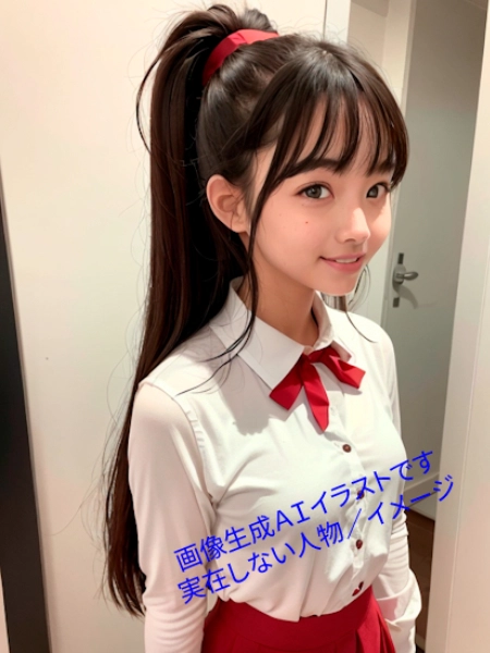 ポニーテール美少女たち（実写風）