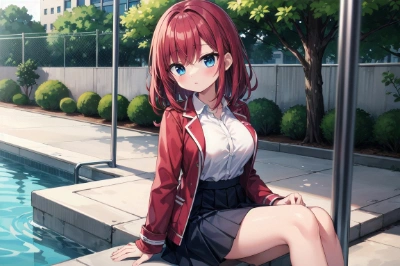 赤毛の女の子