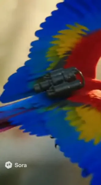 【音量注意】ベニコンゴウインコの冒険 ②