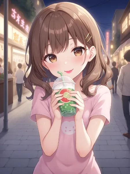 ほてった体にひんやりドリンク