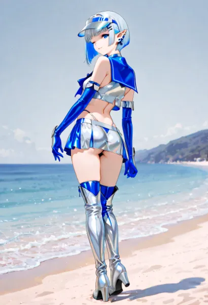 青の光が波の記憶を包んだような気がする