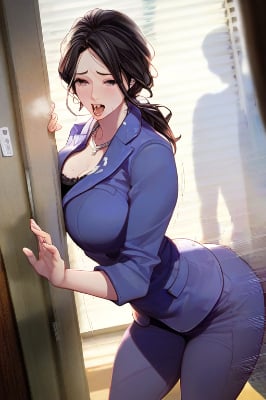 発情実験①　美人先生に仕込んだ装置に月夜にムラムラ発情モードをアップロードしてみた🎑。