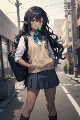 ダークエルフJKちゃん