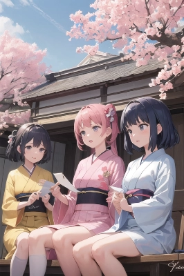 花の下