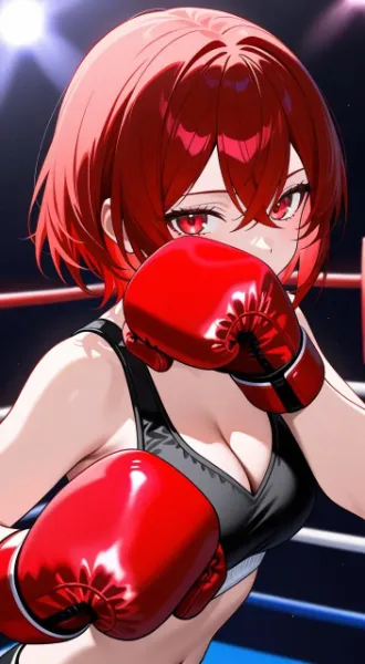 女子高生はボクサーに覚醒する………♡  (霧島紅葉) その1