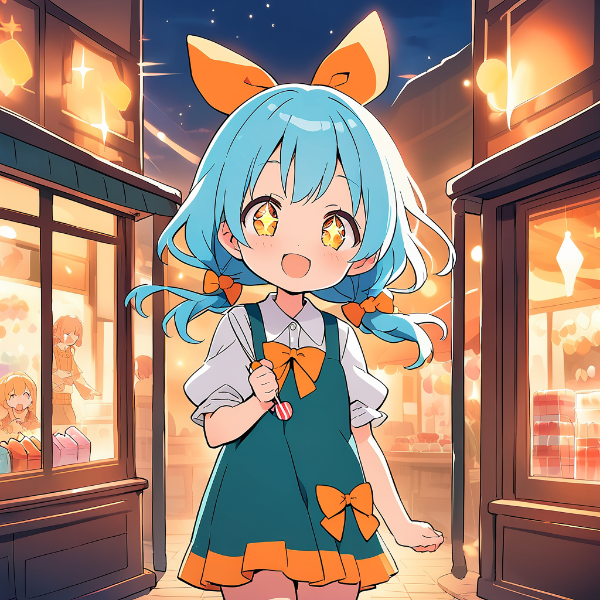 お菓子屋さん街