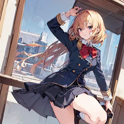 お嬢様的な学生
