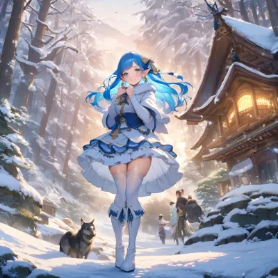 雪の森