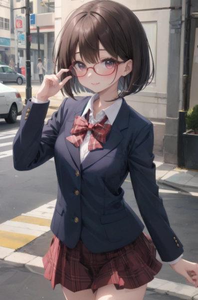 可愛い？ダテメガネだけどね！（笑）