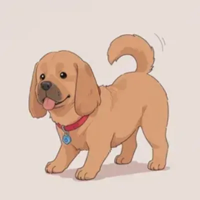 わんぱく子犬の公園冒険