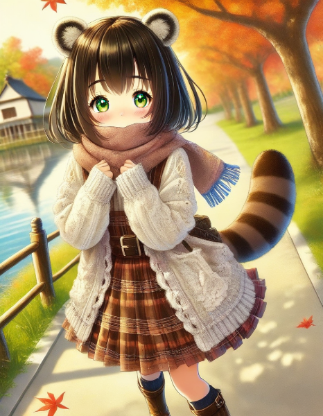 ポン子・萌え袖