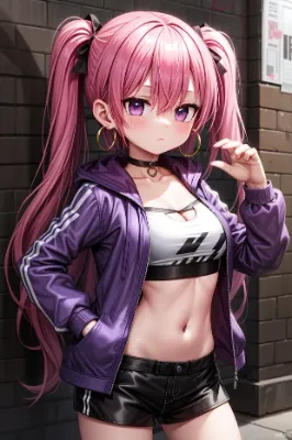 パンク系少女